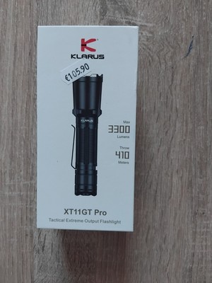 Klarus XT11GT PRO V3 Polizei LED Taschenlampe 3300 Lumen Akku USB-C Aufladbar