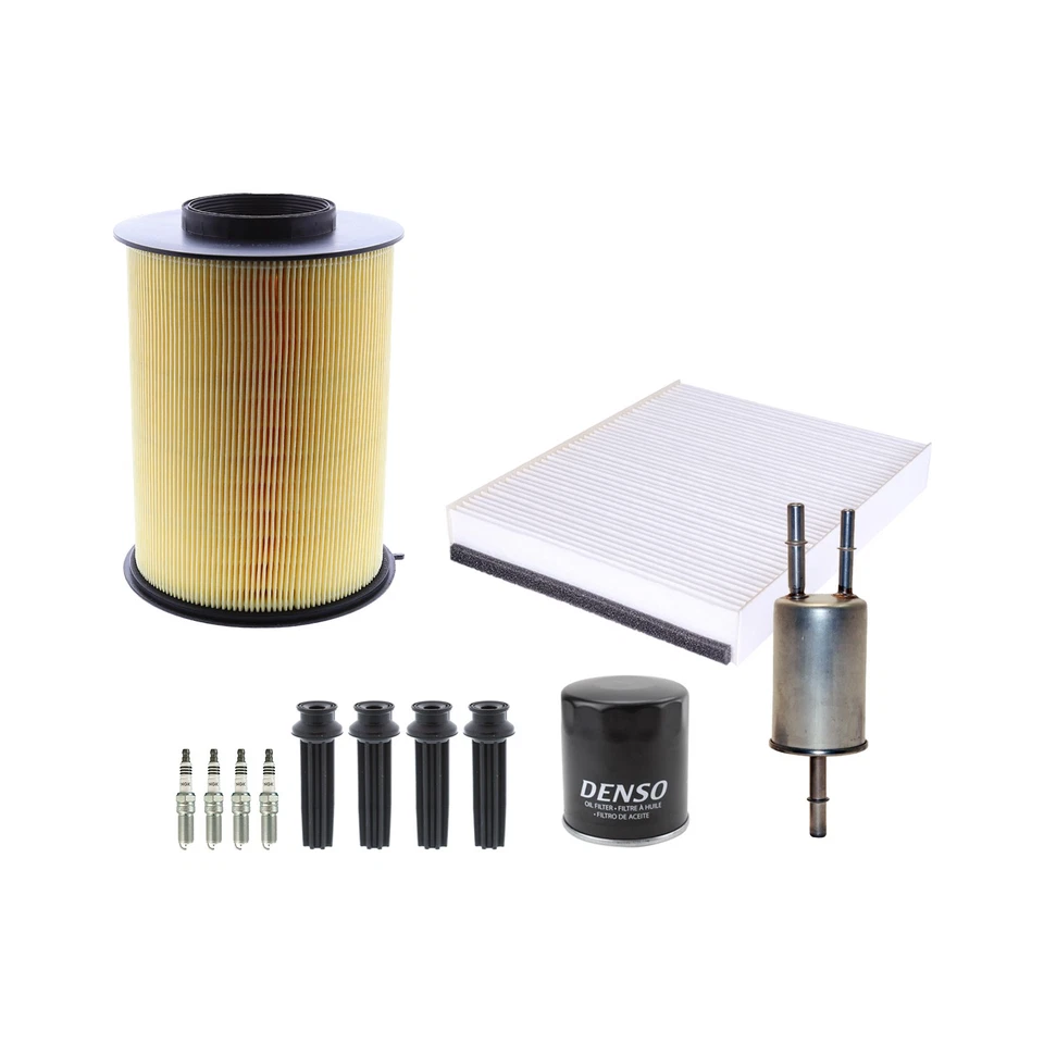 Kit de afinación Denso NGK 4 bujías y botas Kit para Ford Focus 2.0L L4 Vin 2 13 Foto 2 de 2