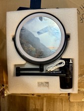 Wall Mounted Makeup Mirror - 1X/10X Magnifying Mirror for Wall, 8 Inch