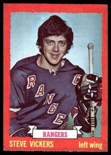 1973-74 O-Pee-Chee Steve Vickers New York Rangers #57