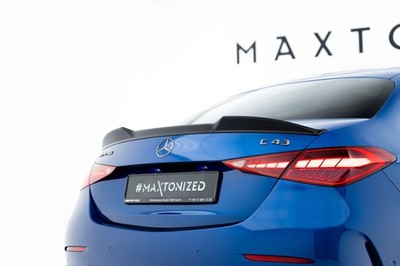 Maxton Design Spoiler CAP 3D passend für Mercedes-AMG C 43 / AMG-Line Limousine 