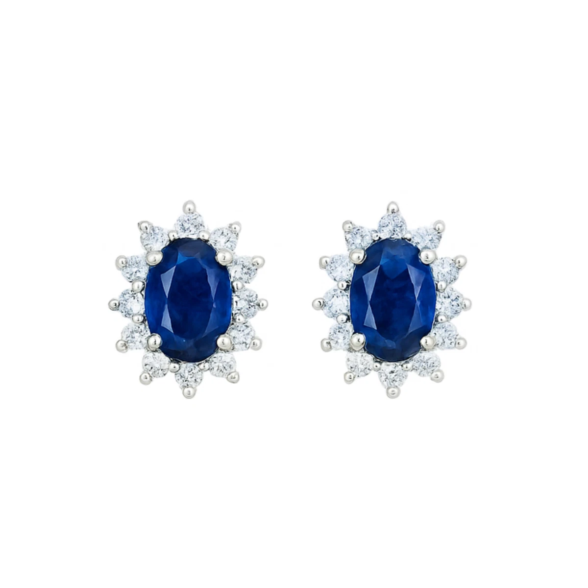 jewellerybox Orecchini in Argento Sterling con Piccolo Fiore