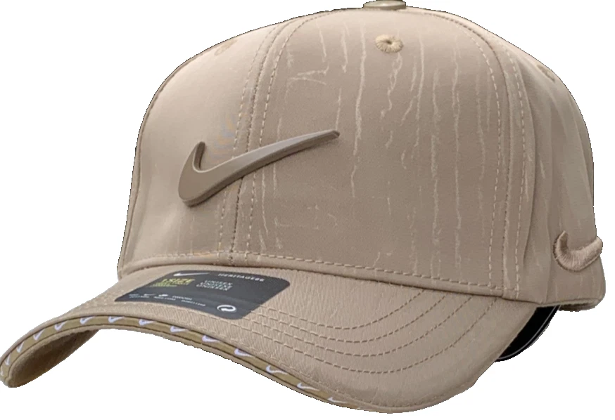 Gorra de béisbol Nike nueva con etiquetas Taupe/Tan Metal Streak Concept. Cierre de hebilla. Foto 2 de 4