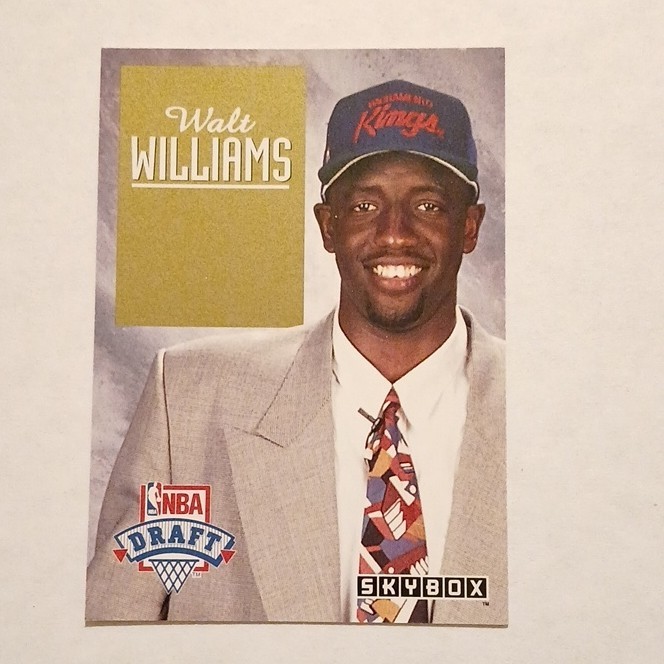 SkyBox 1992-93 Walt Williams #DP7 Sacramento Kings NBA Draft Picks Basketball