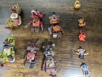 McFarlane Five Nights at Freddy's Minifig Lot Of 6, MISSING PARTS
