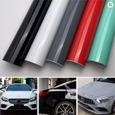 100FT Glossy Vinyl Film For Car Wrap Gloss Sticker Vehicle Foil Air Bubble Free