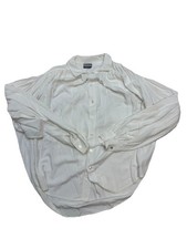 Camicia vintage Ercoli Philadelphia uomo bianca con bottoni manica lunga vintage anni '90