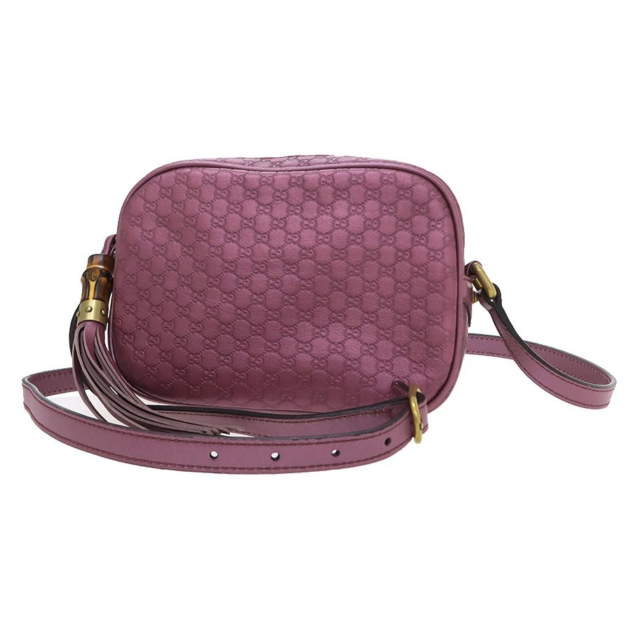 Gucci — Gucci Micro Guccissima Shoulder 309538 Calfskin Leather Pink #SAB16141