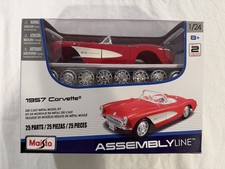 Maisto Assembly Line 1957 Chevrolet Corvette 124 Scale Diecast Model Kit New Maisto Assembly Line 1957 Chevrolet Corvette 124 Scale Diecast Model Kit New