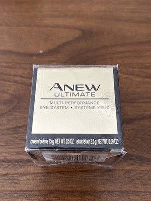 Avon Anew Ultimate Multi-Performance Eye System 0.5 OZ NOS Factory Sealed