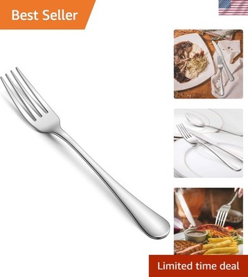 Stainless Steel Dinner Forks Set of 12 - Elegant & Versatile for All Occasions
