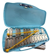 First Note Glockenspiel Xylophone 25 Note Bell Set Case School Musical