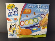 Crayola Color Wonder Magic Light Brush Mess-Free Painting for Kids BLUEY - New