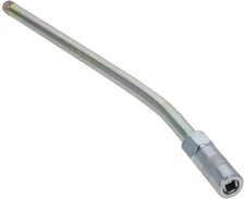 1/8" NPT Grease Fitting Standard Grease Metal Extension Tubes with Grease Noz...