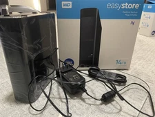 WD 14TB 3.5" External USB Hard Drive (WDBAMA0140HBK) 100% - Original Box