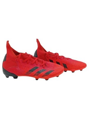 Adidas Predator Freak.3 FG Fußballschuhe Kinder Gr. 35 Rot Nocken