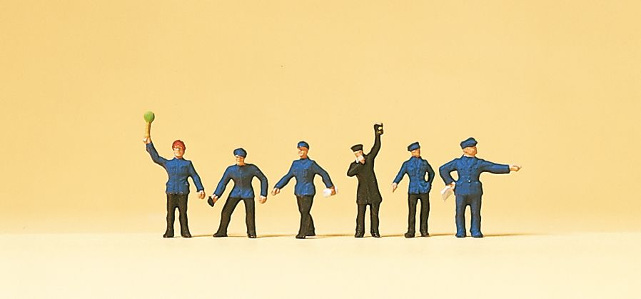 Preiser 79010 Railway Personnel (Pk6) N Gauge Figures