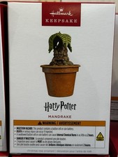 HALLMARK 2025 MANDRÁGORA HARRY HARRY POTTER ORNAMENTO