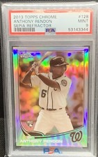 2013 Topps Chrome Anthony Rendon Rookie Sepia Refractor /75 PSA 9 Angels RC