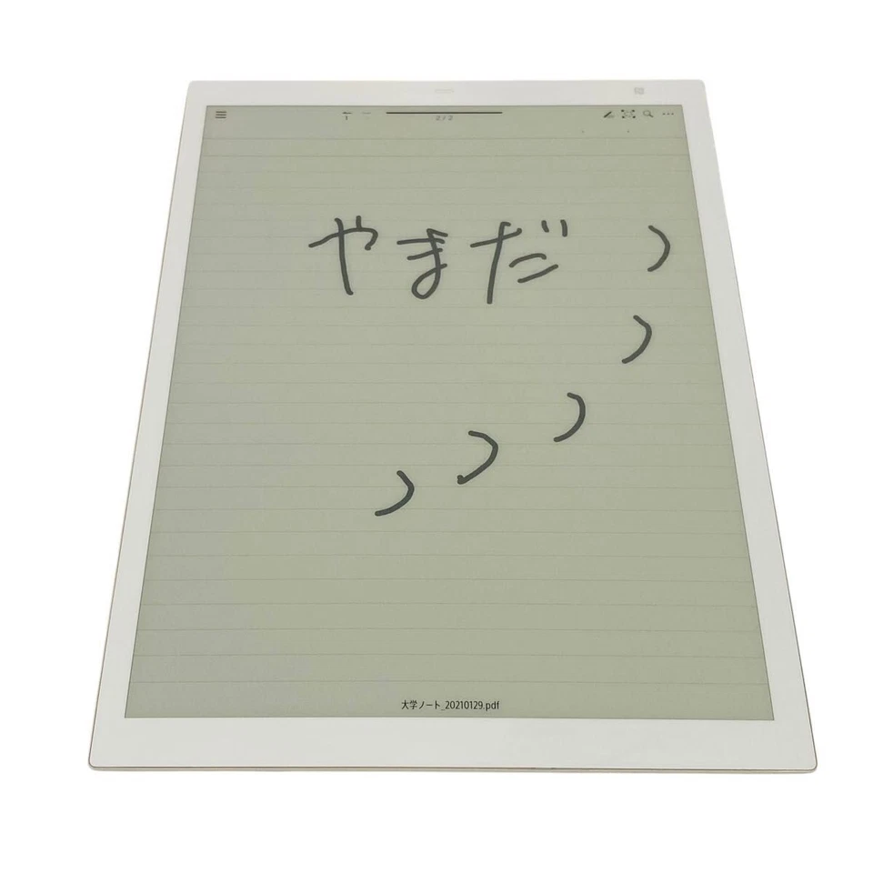 SONY DPT-RP1 Digital Paper 13.3" A4 e-Ink Tablet Bianco Lettore e-book Usato JP - Immagine 3 di 4