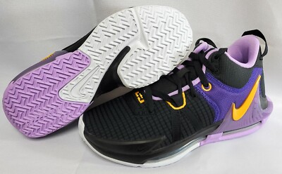 Boys Girls Kids Youth Nike Lebron Witness VII Purple DM1123 002