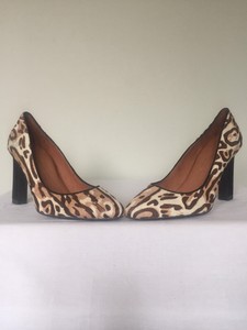 leopard print pumps block heel