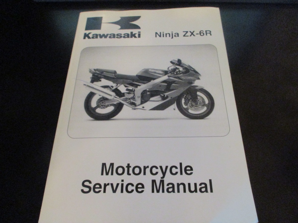 Kawasaki OEM Service Manual 2000-2007 ZX600 ZX-6R Ninja 99924-1254