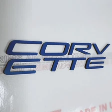SKY BLUE C5 Corvette Dash Plastic Lettering 1997 - 2004 Base & Z06 NOT VINYL