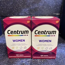 2X Centrum Women 120 tablets - Multivitamin/ Multi-mineral Supplement *read*