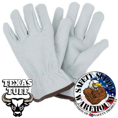 Quality Grain Goatskin Leather Driver Glove with Keystone Thumb
