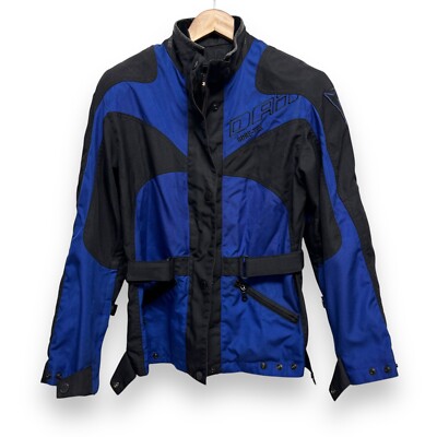 Dainese Jacket Textile Armored Gore-Tex Size 44 Black & Blue Motorcycle Racing