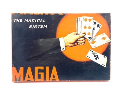 ANTIQUE MAGIC GAME 60s MAGIC MAGIK MAGICAL SYSTEM ROMOLO CREATIONS # BI