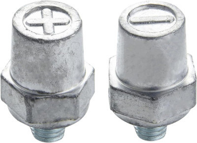 Ampper 3/8''-16 Thread Male Lead Side Post Battery Terminal Charging Posts, Stand
