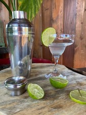Shaker à cocktail Art déco en métal argenté complet Orfèvrerie de St Hilaire XXe