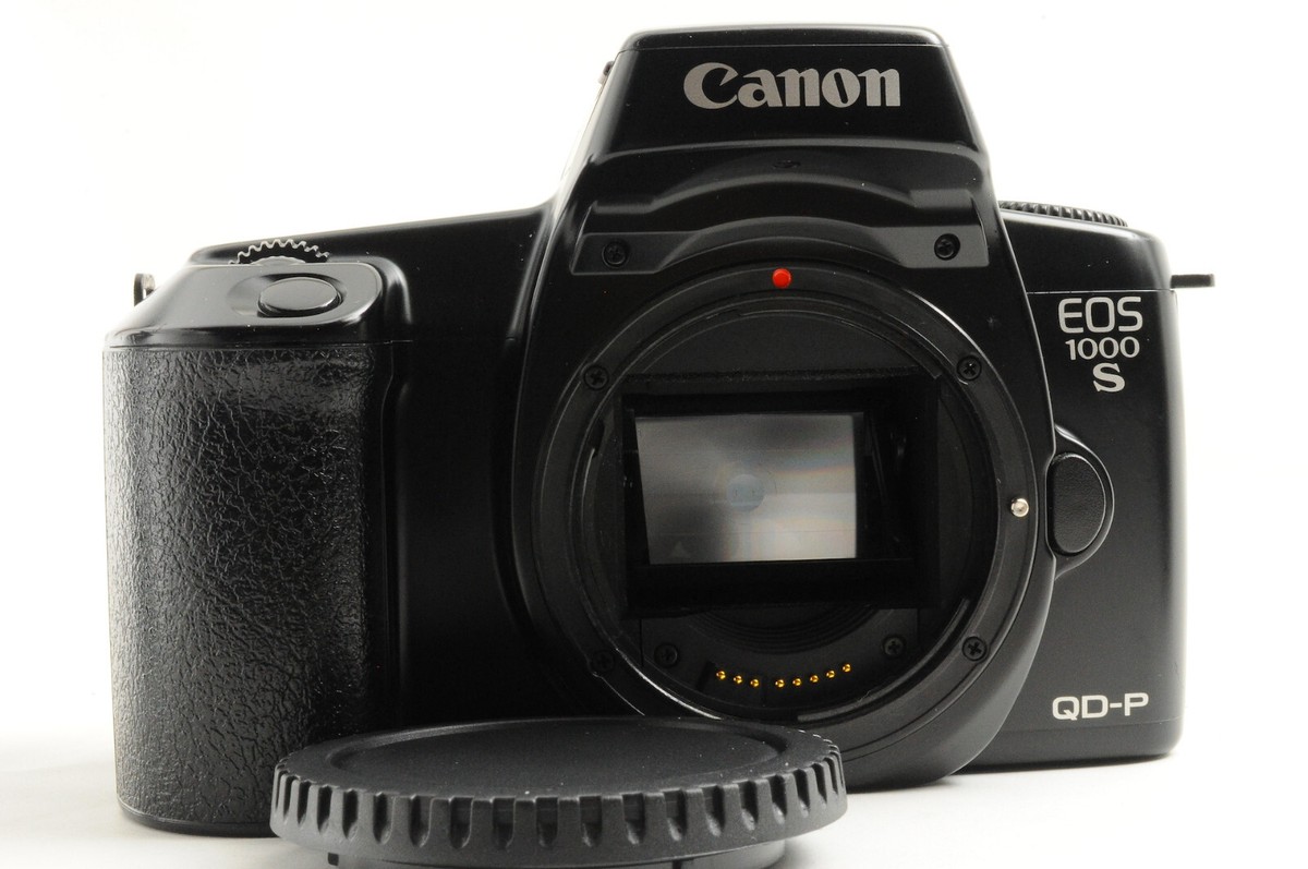 A棚1 【レトロ】Canon EOS 1000 QD-P フィルムカメラ AS IS] CANON EOS 1000 QD-P 35mm SLR AF Film Camera w/ Body Cap
