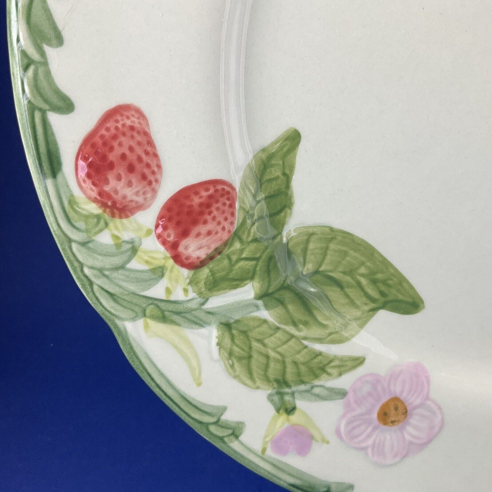 Franciscan - Strawberry Time -  10.75” Dinner Plates - Set Of 4 - USA Made
