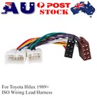 Car Stereo Radio Harness ISO Adapter Wiring Connector for Toyota Hilux 1989+