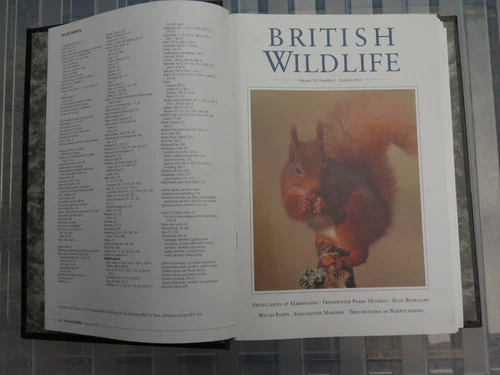 Lot of 4 volumes of British Wildlife magazine, vols 21 to 24, 2009 to 2013 - Picture 8 of 8