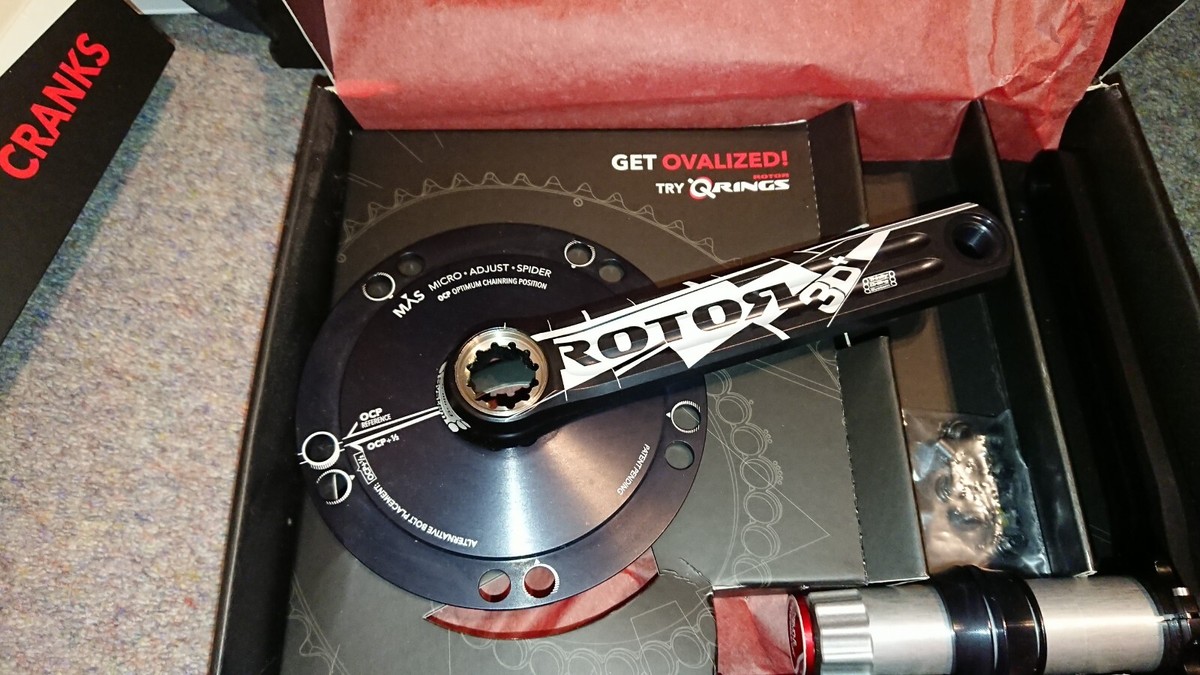 ROTOR 3D+ POWER CRANK 175mm 両側計測 パワークランク ROTOR 3D+ POWER CRANK 175mm 両側計測 パワークランク ROTOR 3D+