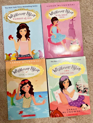 Whatever After Book Lot of  4 Books 1-4 Sarah Mlynowski Paperback