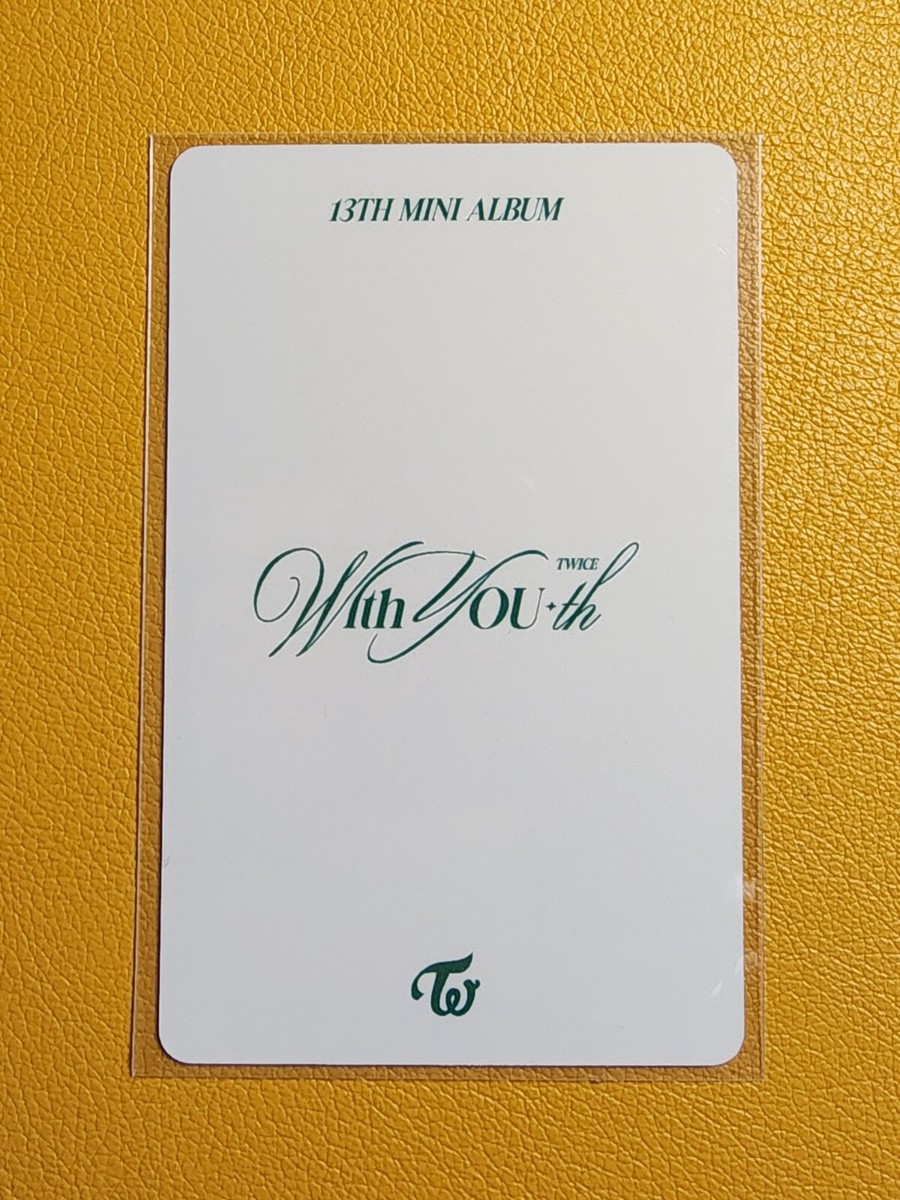 TWICE Official Photocards | With YOU-th Nemo Album JYP Shop POB | eBay