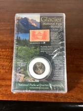 Glacier National Park Montana 2011 Coin & Stamp Sealed Set