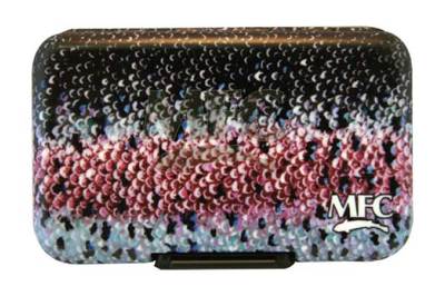 MONTANA FLY COMPANY POLY FLY BOX SUNDELL'S RAINBOW TROUT SKIN WITH SLIT FOAM
