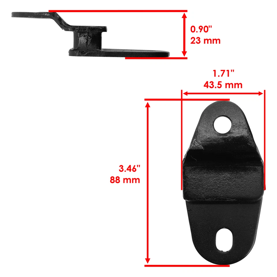 Silenciador de escape soportes colgadores para Yamaha Banshee 350 YFZ350 1987-2006 Foto 2 de 4