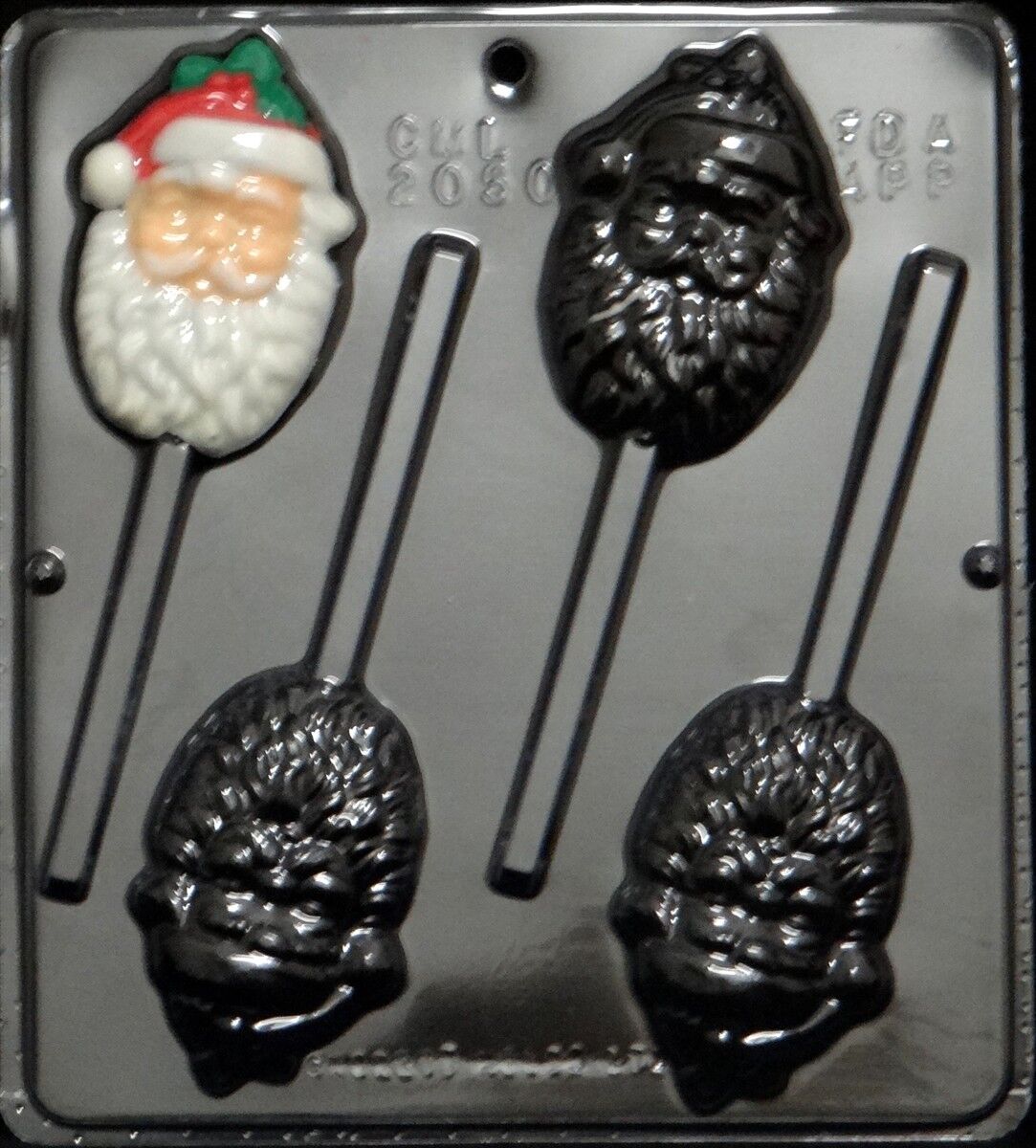 Santa Claus Bombing new work Face Lollipop Chocolate Large-scale sale Candy 2050 Christmas Mold NE