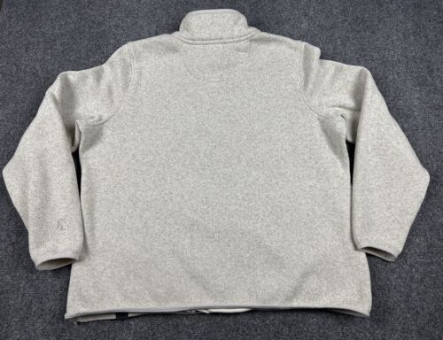 LL Bean Women’s 1/4 Snap Fleece Sweater Pullover Jacket Pockets L/S 503357 Sz 1X - Picture 8 of 9