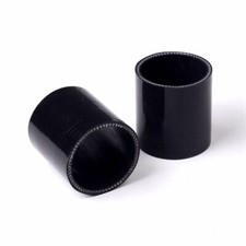 2 X 3 Inch Silicone Hose 76 Mm Straight Coupler Connector Joiner Black