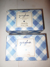 2 Bath  Body Works Gingham Shea Butter Cleansing Bar Soap 4.2 oz Each Bar