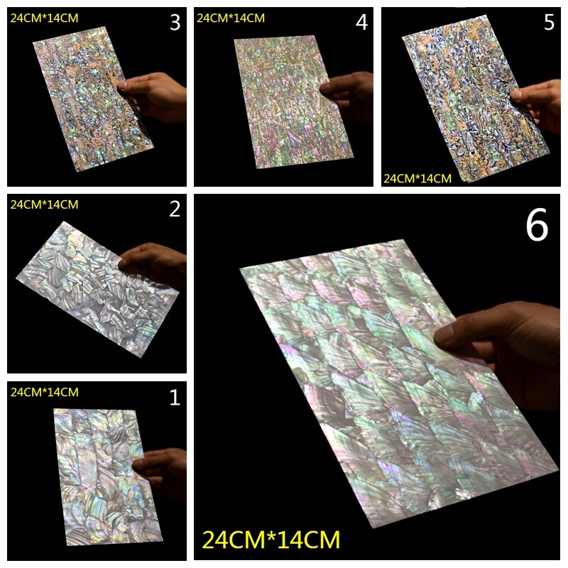 1pcs Natural Green/Blue Inlay Material Abalone Shell Blanks DIY Crafts ...