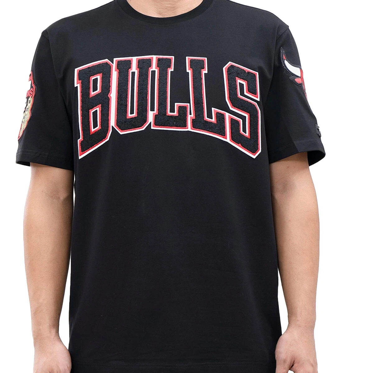 Chicago Bulls Mens Black Visionary of Principles Short Sleeve T Shirt